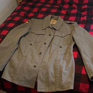 Green Military Wool Jacket